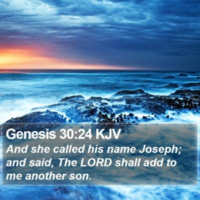 Genesis 30:24 KJV Bible Verse Image