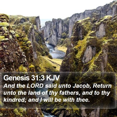 Genesis 31:3 KJV Bible Verse Image