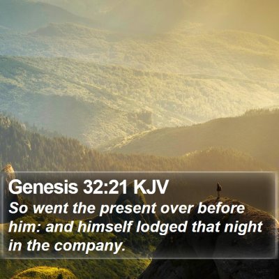Genesis 32:21 KJV Bible Verse Image
