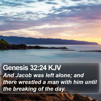 Genesis 32:24 KJV Bible Verse Image