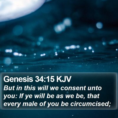 Genesis 34:15 KJV Bible Verse Image