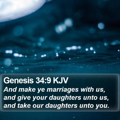 Genesis 34:9 KJV Bible Verse Image