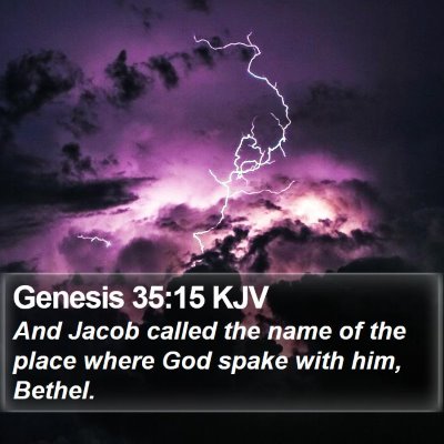 Genesis 35:15 KJV Bible Verse Image