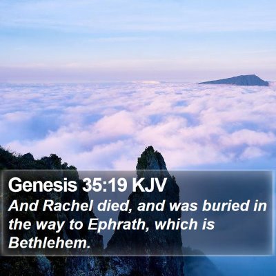 Genesis 35:19 KJV Bible Verse Image