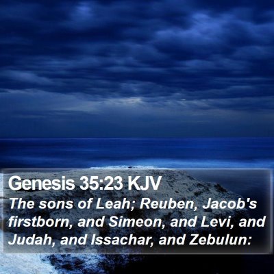 Genesis 35:23 KJV Bible Verse Image
