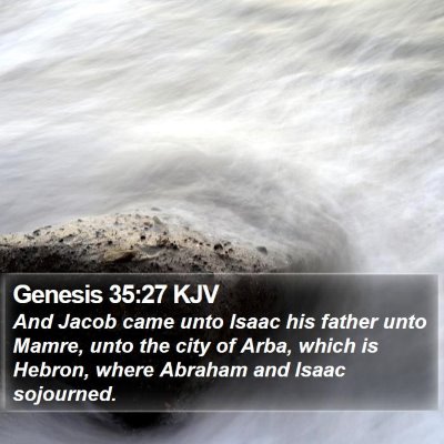 Genesis 35:27 KJV Bible Verse Image