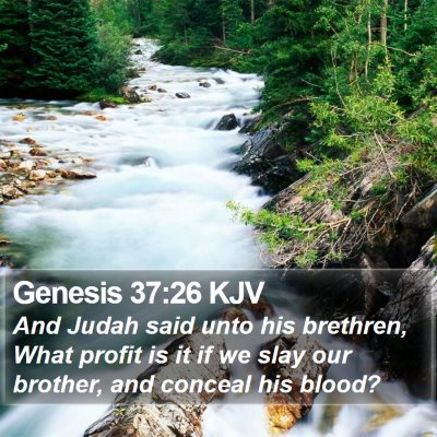 Genesis 37:26 KJV Bible Verse Image