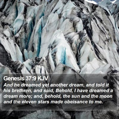 Genesis 37:9 KJV Bible Verse Image