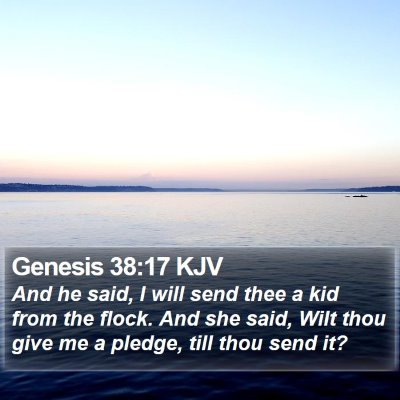 Genesis 38:17 KJV Bible Verse Image