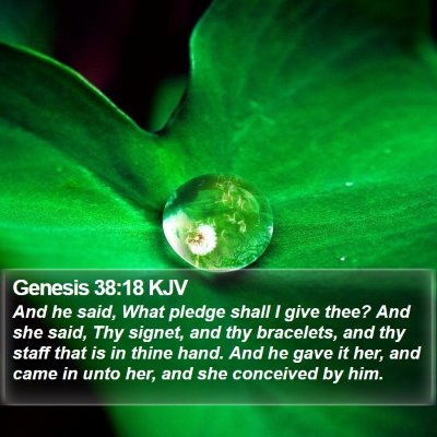 Genesis 38:18 KJV Bible Verse Image