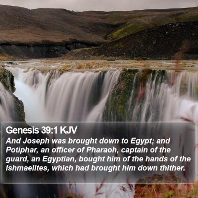 Genesis 39:1 KJV Bible Verse Image