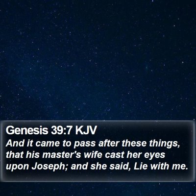 Genesis 39:7 KJV Bible Verse Image