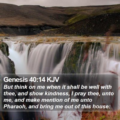 Genesis 40:14 KJV Bible Verse Image