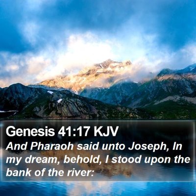 Genesis 41:17 KJV Bible Verse Image