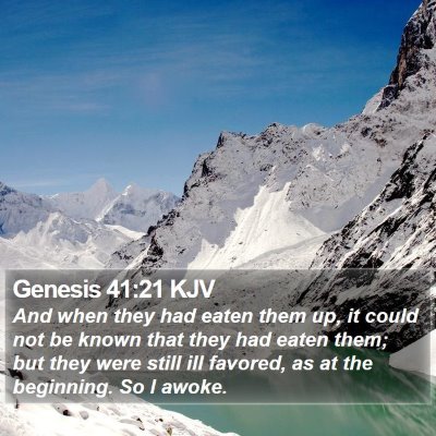 Genesis 41:21 KJV Bible Verse Image