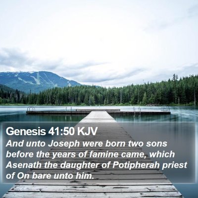 Genesis 41:50 KJV Bible Verse Image