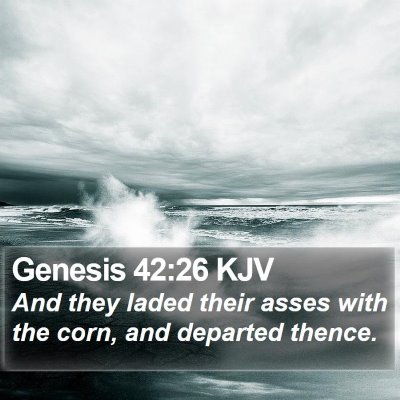 Genesis 42:26 KJV Bible Verse Image