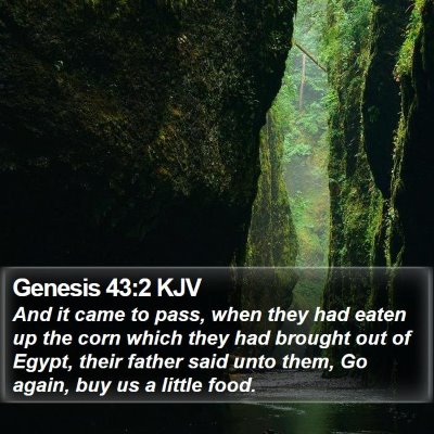 Genesis 43:2 KJV Bible Verse Image