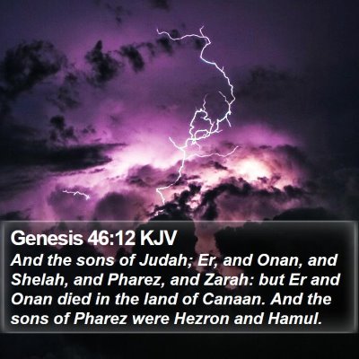 Genesis 46:12 KJV Bible Verse Image