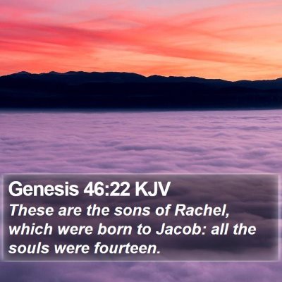 Genesis 46:22 KJV Bible Verse Image