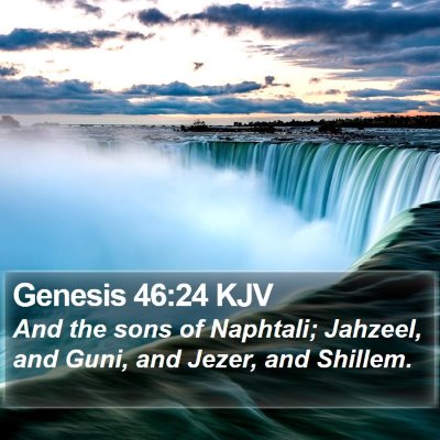 Genesis 46:24 KJV Bible Verse Image