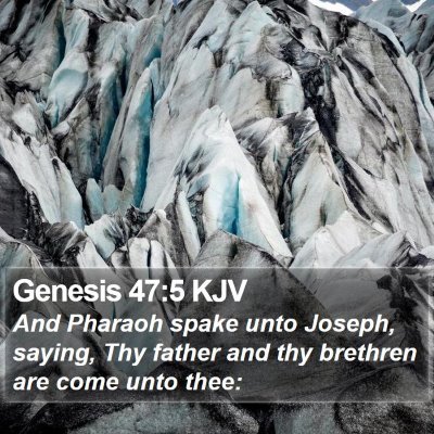 Genesis 47:5 KJV Bible Verse Image