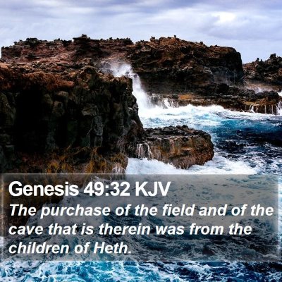 Genesis 49:32 KJV Bible Verse Image