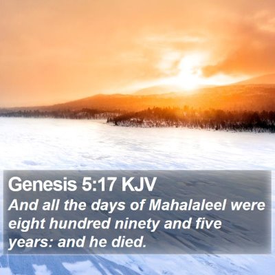 Genesis 5:17 KJV Bible Verse Image