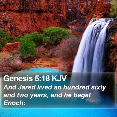 Genesis 5:18 KJV Bible Verse Image