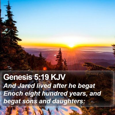 Genesis 5:19 KJV Bible Verse Image