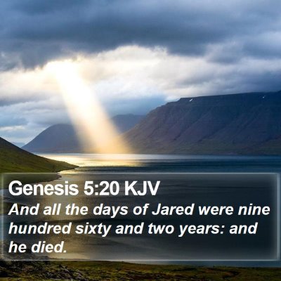 Genesis 5:20 KJV Bible Verse Image