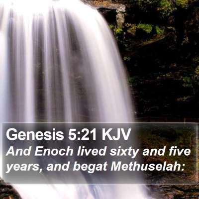 Genesis 5:21 KJV Bible Verse Image