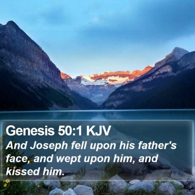 Genesis 50:1 KJV Bible Verse Image
