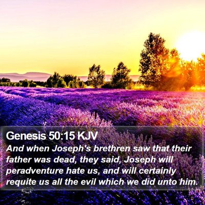 Genesis 50:15 KJV Bible Verse Image