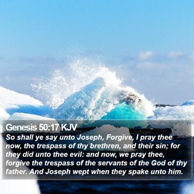 Genesis 50:17 KJV Bible Verse Image
