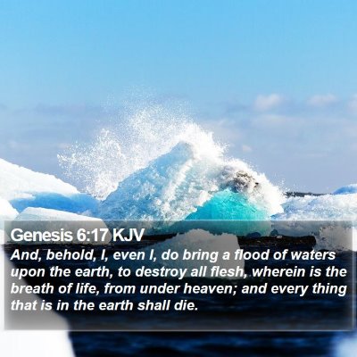 Genesis 6:17 KJV Bible Verse Image