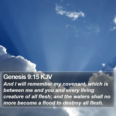Genesis 9:15 KJV Bible Verse Image