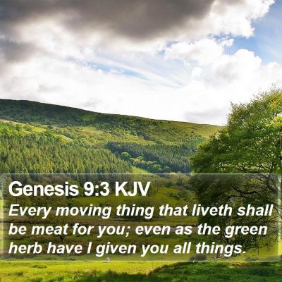 Genesis 9:3 KJV Bible Verse Image