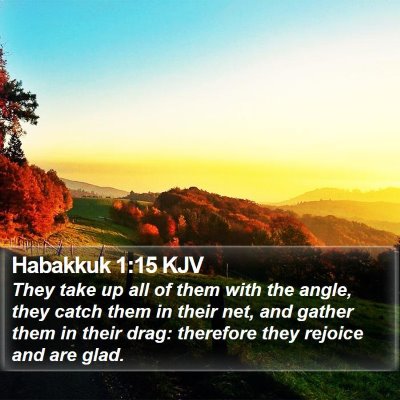 Habakkuk 1:15 KJV Bible Verse Image
