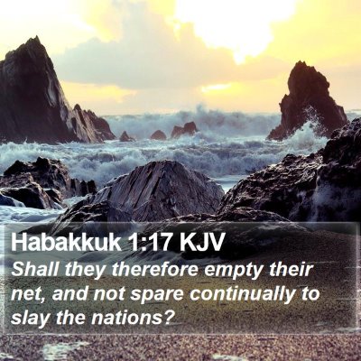 Habakkuk 1:17 KJV Bible Verse Image