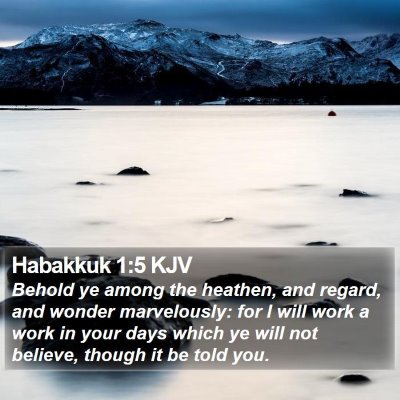 Habakkuk 1:5 KJV Bible Verse Image