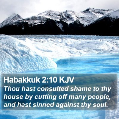 Habakkuk 2:10 KJV Bible Verse Image