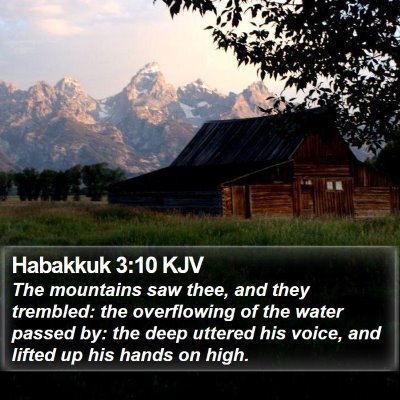 Habakkuk 3:10 KJV Bible Verse Image