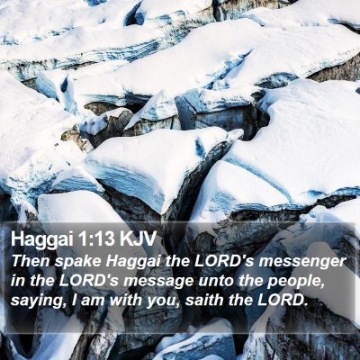 Haggai 1:13 KJV Bible Verse Image