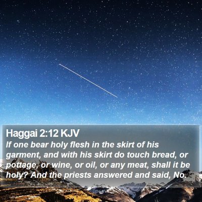 Haggai 2:12 KJV Bible Verse Image