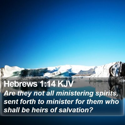 Hebrews 1:14 KJV Bible Verse Image