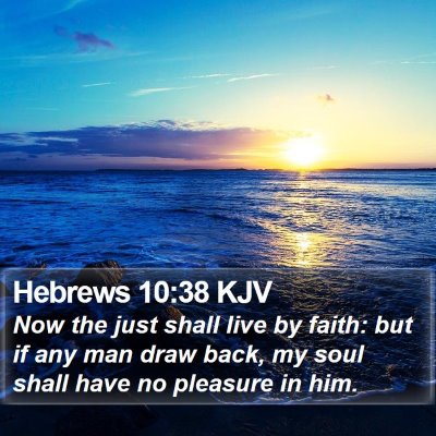 Hebrews 10:38 KJV Bible Verse Image