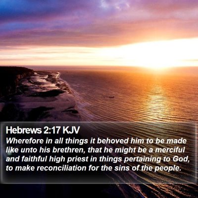 Hebrews 2:17 KJV Bible Verse Image