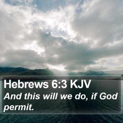 Hebrews 6:3 KJV Bible Verse Image