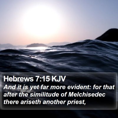 Hebrews 7:15 KJV Bible Verse Image